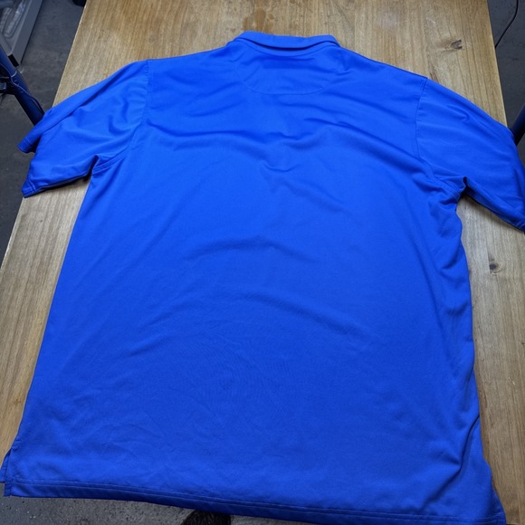 Donald Ross Short Sleeve Golf Polo Shirt Mens L Blue Casual Logo Performance - Picture 8 of 8